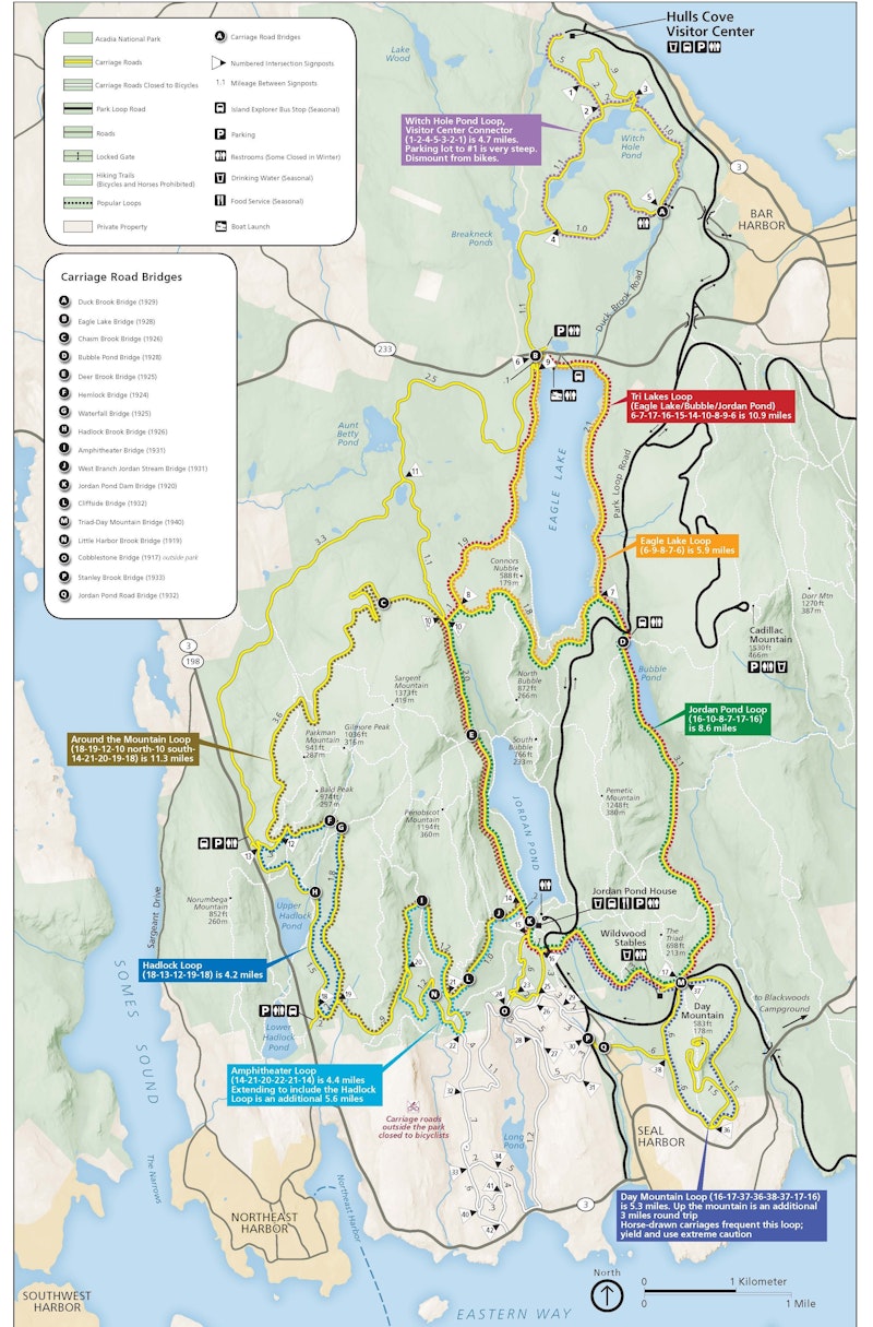 ACAD Carriage Road Map revised Apr 2019 Page 2 2